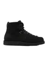 Stone Island Boot With Rubber Sole And Cushioning In Black
