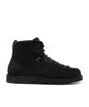 Stone Island Boot With Rubber Sole And Cushioning In Black