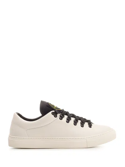 STONE ISLAND LEATHER SNEAKER