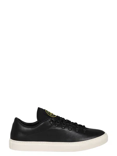 Stone Island Leather Sneakers