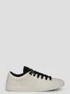 Stone Island Logo-patch Leather Low-top Sneakers