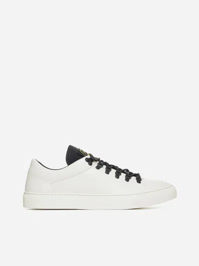 Stone Island Sneakers In Natural White