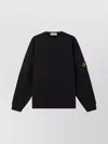 Stone Island Light Rws Pure Wool Sweater In Black