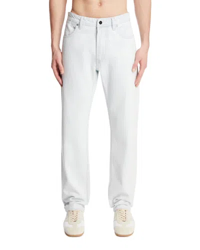 Stone Island Light Blue Five-pocket Jeans In White
