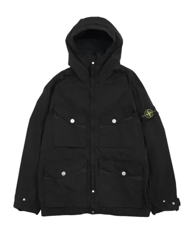Stone Island Light Compact Touch Poly-tc Jacket Black