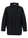 Stone Island Light Compact Touch Poly-tc Casual Jackets And Parka Blue