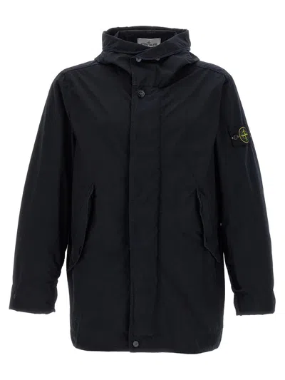 STONE ISLAND STONE ISLAND 'LIGHT COMPACT TOUCH POLY-TC' PARKA