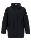Stone Island Light Compact Touch Poly-tc Casual Jackets And Parka Blue In Blue