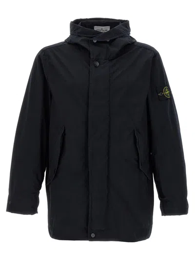 STONE ISLAND STONE ISLAND 'LIGHT COMPACT TOUCH POLY-TC' PARKA