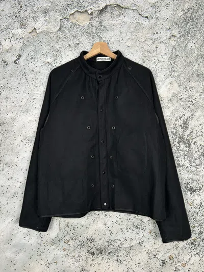 Pre-owned Stone Island Light Jacket Avant Garde Vintage 90's In Black