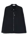Stone Island Mens Black Soft-shell Pointed-collar Jacket In Black