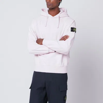 Stone Island Light Pink Hooded Sweatshirt