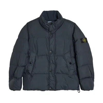 Pre-owned Stone Island Light Recycled Nylon Rep Down Jacket 'navy Blue' | Men's Size Xl