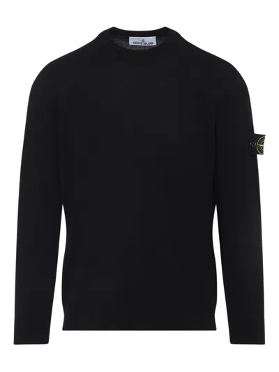Stone Island Light Rws Pure Wool Crew Neck