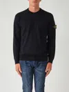 Stone Island Light Rws Pure Wool Regular-fit. Maglione Girocollo In Pura Lana Leggera Rws. Finezza 14. Sweater In Black