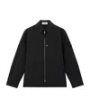 Stone Island Mens Black Soft-shell Pointed-collar Jacket In Black