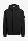 Stone Island Light Soft Shell-r Jacket In Black