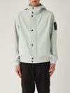 Stone Island Light Soft Shell-r Technology Jacket In Blue