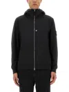 Stone Island Soft Shell Jacket In Black