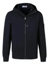 Stone Island Men Soft Shell-r Technology Logo Jacket In Blue