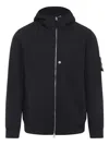 Stone Island Soft Shell Jacket In Black