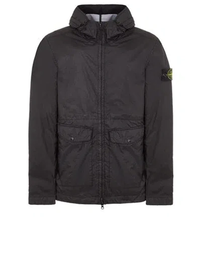 STONE ISLAND STONE ISLAND VESTE LÉGÈRE NOIR POLYAMIDE