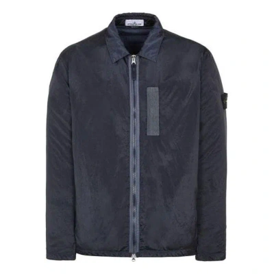 Stone Island Lightweight Jacket 'navy' In Blue