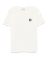 Stone Island Compass Patch Crewneck T-shirt In White