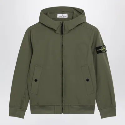 Stone Island Lightweight Military Polyester Jacket In Green