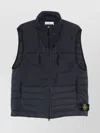 Stone Island Lightweight Sleeveless Padded Vest Pockets In Black