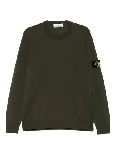 STONE ISLAND LIGHTWEIGHT WOOL CREW NECK PULLOVER