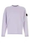 Stone Island Compass-motif Jersey-fleece Sweatshirt In Purple