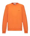 Stone Island Sweatshirt Orange Cotton In Orange