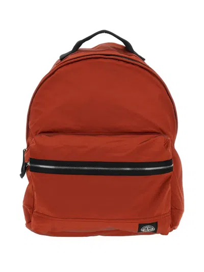 Stone Island Rucksack Mit Logo-applikation In Red