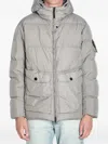 Stone Island Crinkle Reps Ny Puffer Jacket In Gray