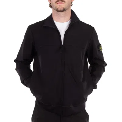 Stone Island Logo-appliqued Stretch-nylon Jacket In Black