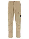 Stone Island Regular Tapered Cargo Trousers Sand In Beige
