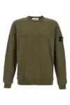 Stone Island Khaki 5100071 Light Rws Pure Wool Sweater In Green