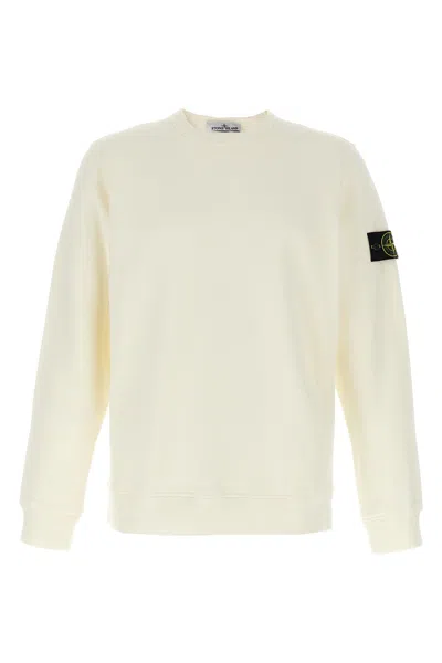 STONE ISLAND LOGO BADGE COTTON SWEATSHIRT