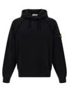 Stone Island Organic Cotton Sweatshirt In Black