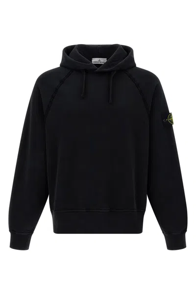 STONE ISLAND LOGO BADGE HOODIE