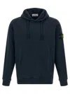 Stone Island Cotton Hoodie In Blue