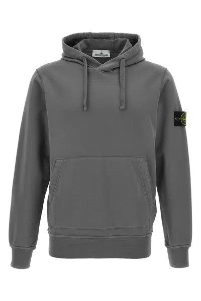 STONE ISLAND LOGO BADGE HOODIE