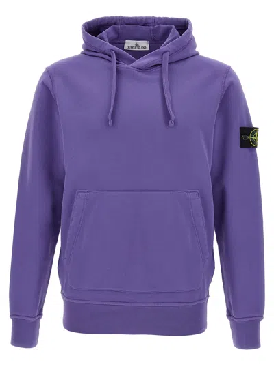 STONE ISLAND LOGO BADGE HOODIE