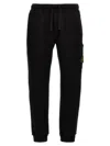 Stone Island Classic Badge Sweatpants In Black