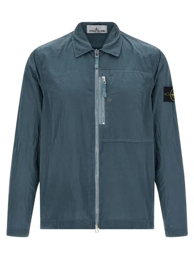 STONE ISLAND STONE ISLAND LOGO BADGE OVERSHIRT