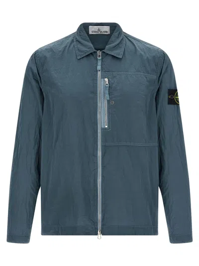 STONE ISLAND LOGO BADGE OVERSHIRT