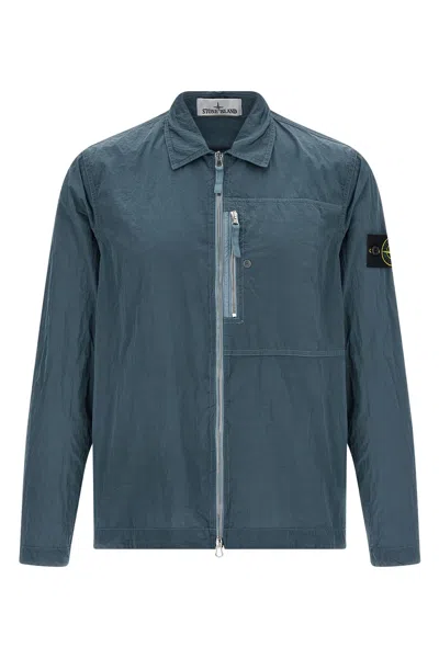 STONE ISLAND LOGO BADGE OVERSHIRT