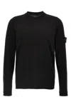 Stone Island Crew Neck Sweater With Brushed Texture.