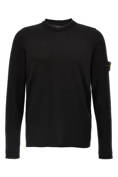 STONE ISLAND LOGO BADGE SWEATER